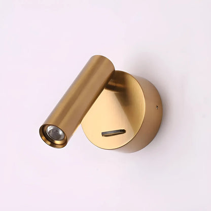 Applique murale LED encastrable pour chambre - Luminenza - Doré