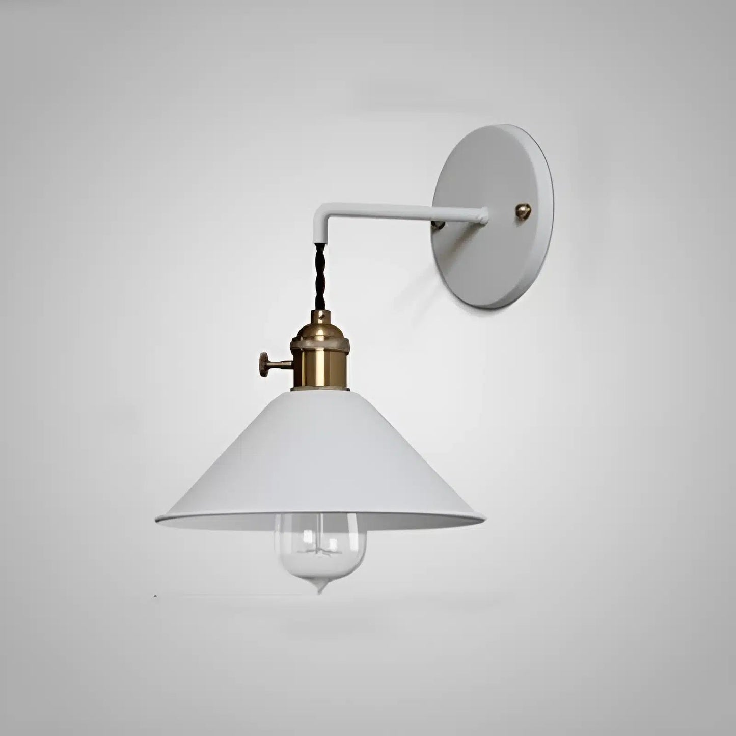 Applique Murale LED Macaron - Design Nordique Coloré - Luminenza - Blanc