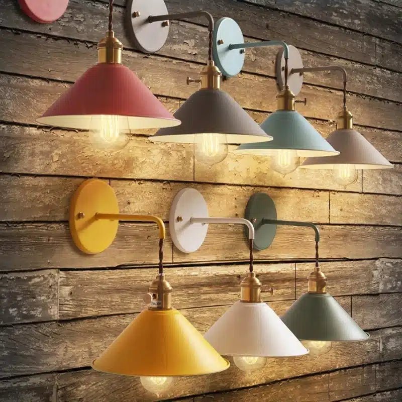 Applique Murale LED Macaron - Design Nordique Coloré - Luminenza - Blanc