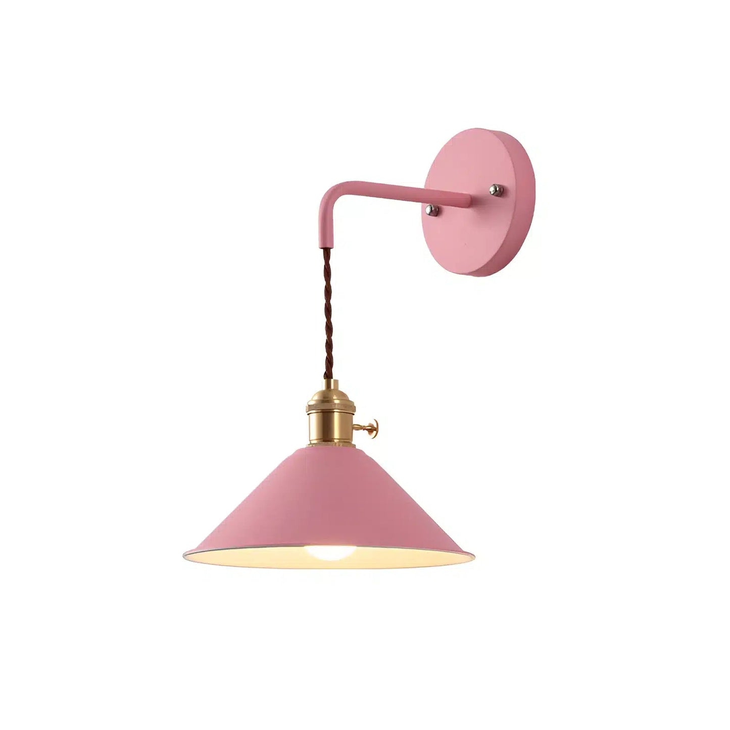 Applique Murale LED Macaron - Design Nordique Coloré - Luminenza - Rose