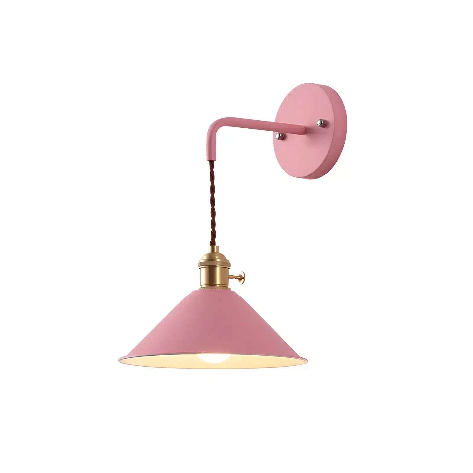 Applique Murale LED Macaron - Design Nordique Coloré - Luminenza - Rose