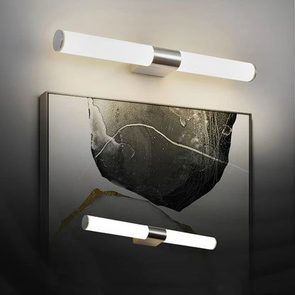 Applique Murale LED Moderne, Design Cylindrique Élégant - Luminenza - Argent