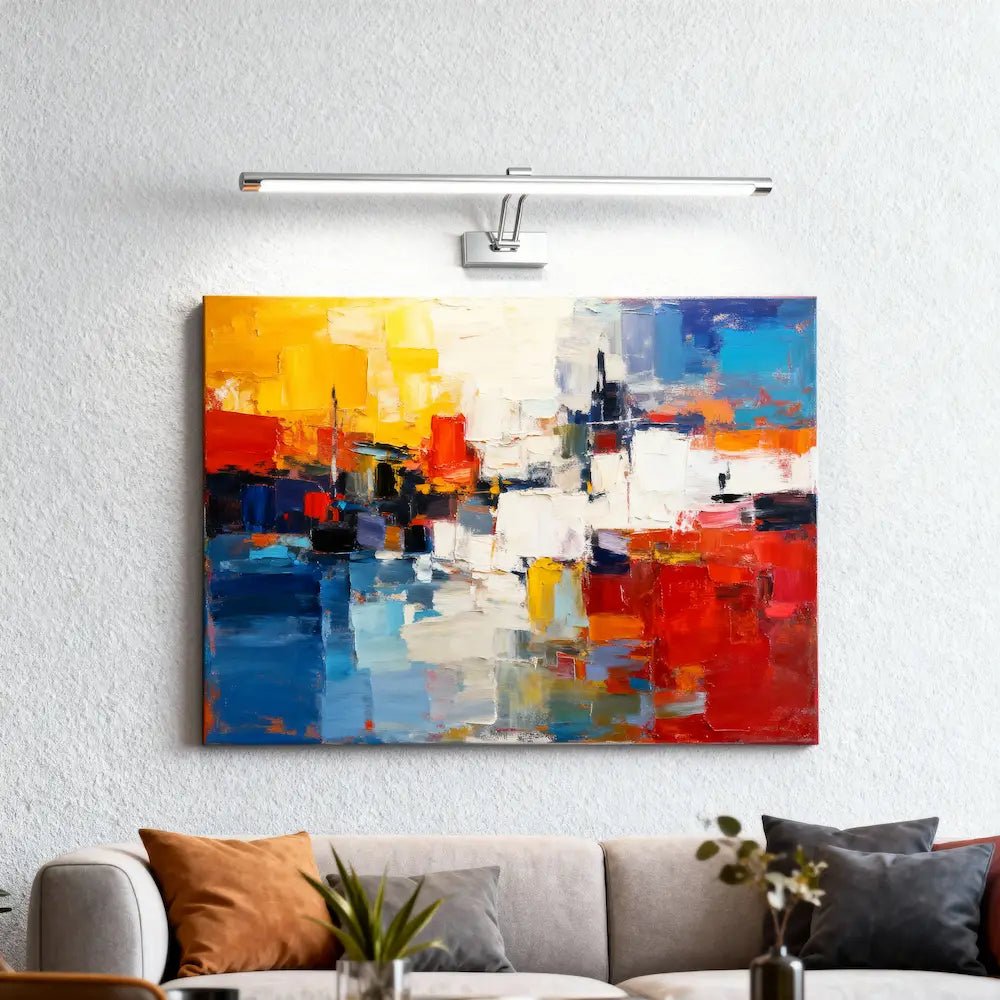 Applique Murale LED Moderne Noir et Argent - Luminenza - Argent