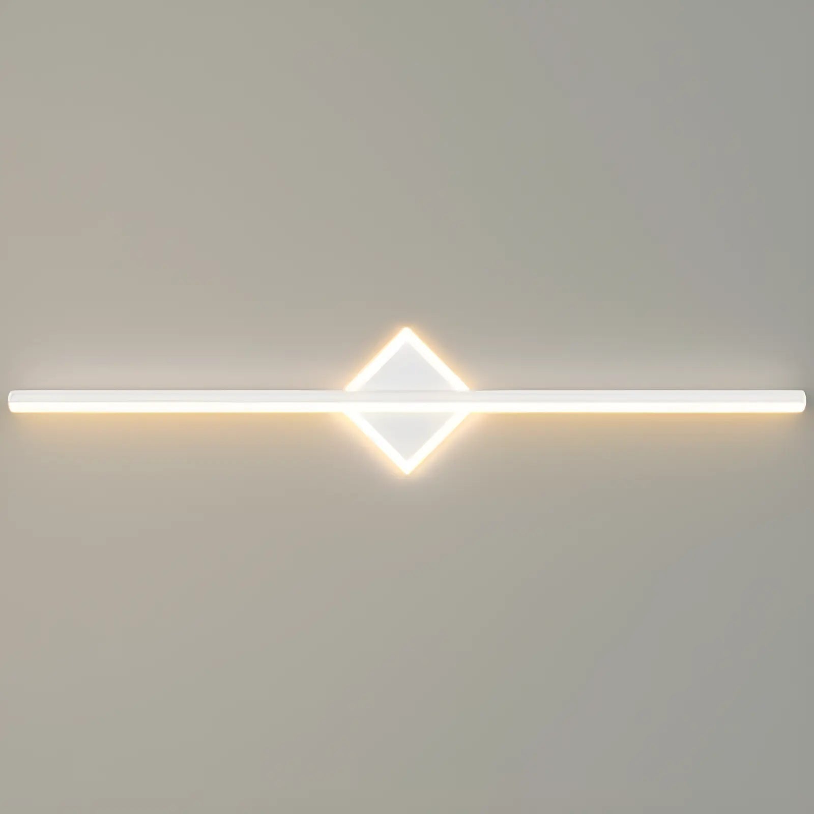 Applique Murale LED Moderne Style Losange pour Miroir, Luminaire Décoratif - Luminenza - Blanc