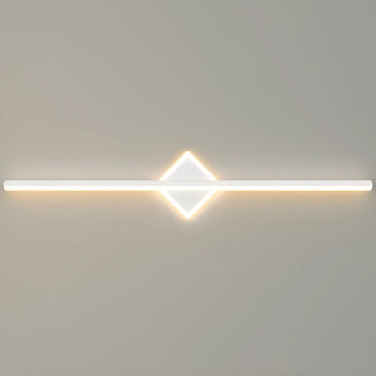 Applique Murale LED Moderne Style Losange pour Miroir, Luminaire Décoratif - Luminenza - Blanc