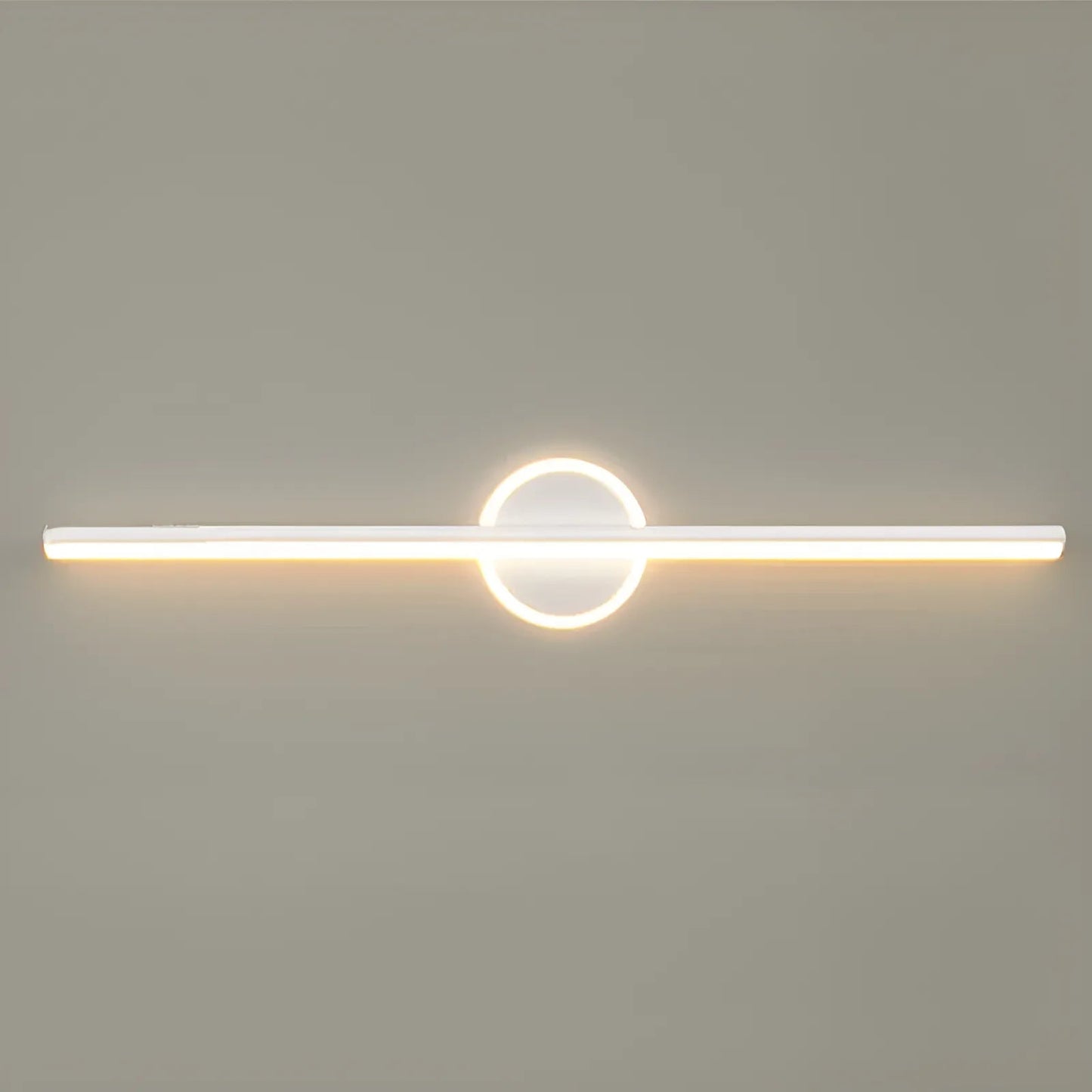 Applique Murale LED Moderne Style Rond pour Miroir, Luminaire Décoratif - Luminenza - Blanc
