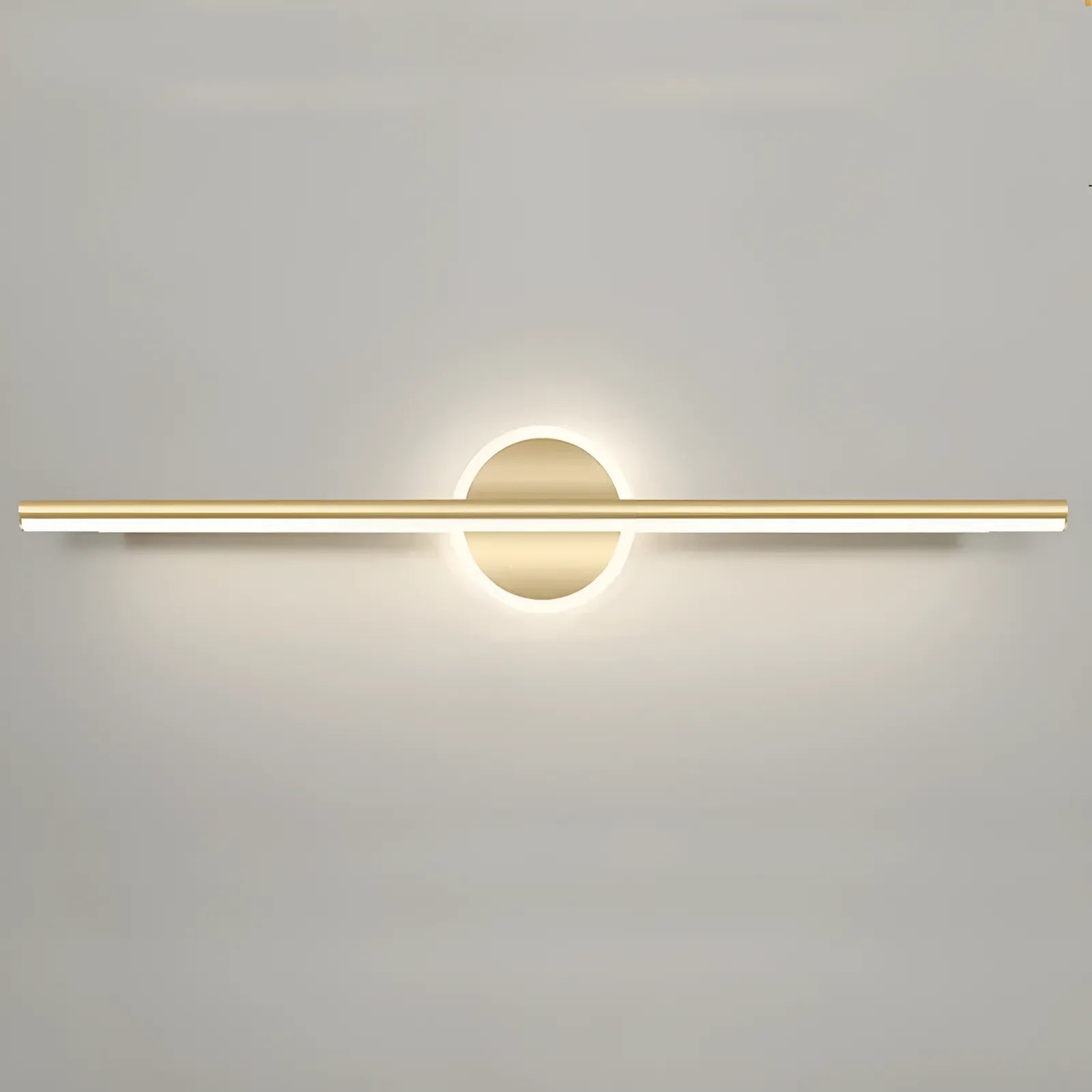 Applique Murale LED Moderne Style Rond pour Miroir, Luminaire Décoratif - Luminenza - Doré