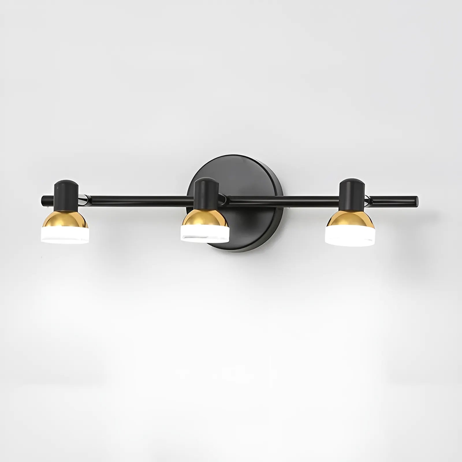 Applique murale LED moderne trio étanche à trois têtes - Luminenza - Noir