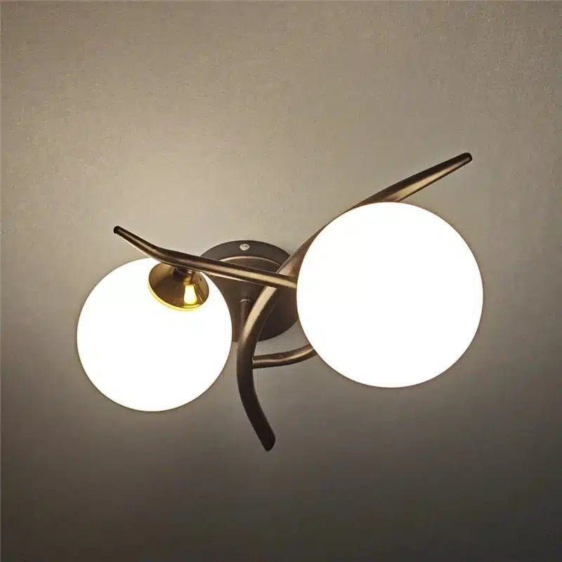 Applique Murale LED Nordique Moderne – Idéale pour Chambre ou Couloir - Luminenza - Noir