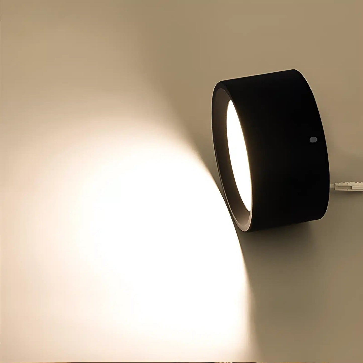 Applique Murale LED Rechargeable 360° avec Télécommande - Luminenza - Noir