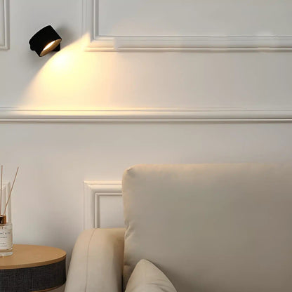 Applique Murale LED Rechargeable 360° avec Télécommande - Luminenza - Noir