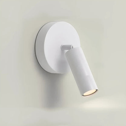Applique murale LED rotative réglable en forme de tube pour chambre - Luminenza - Blanc