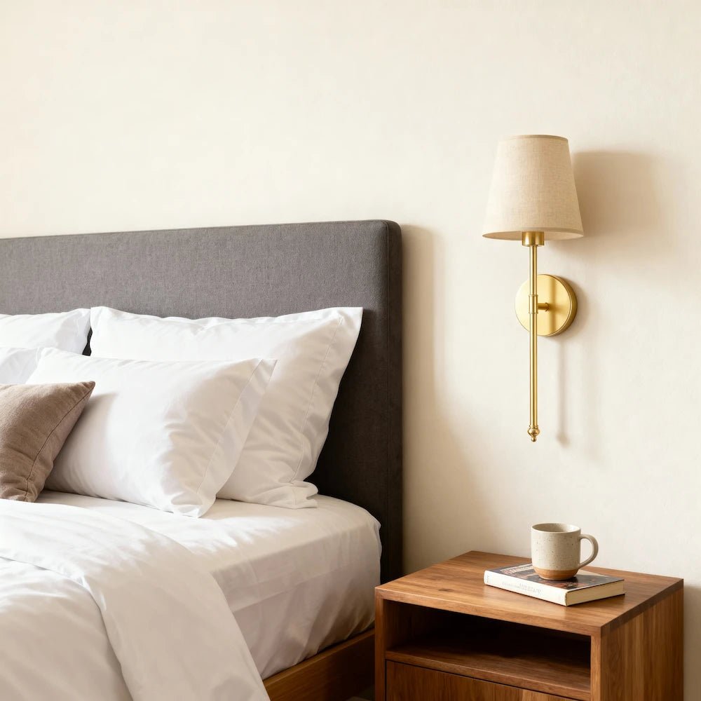 Applique murale led sans fil - Luminenza - Doré