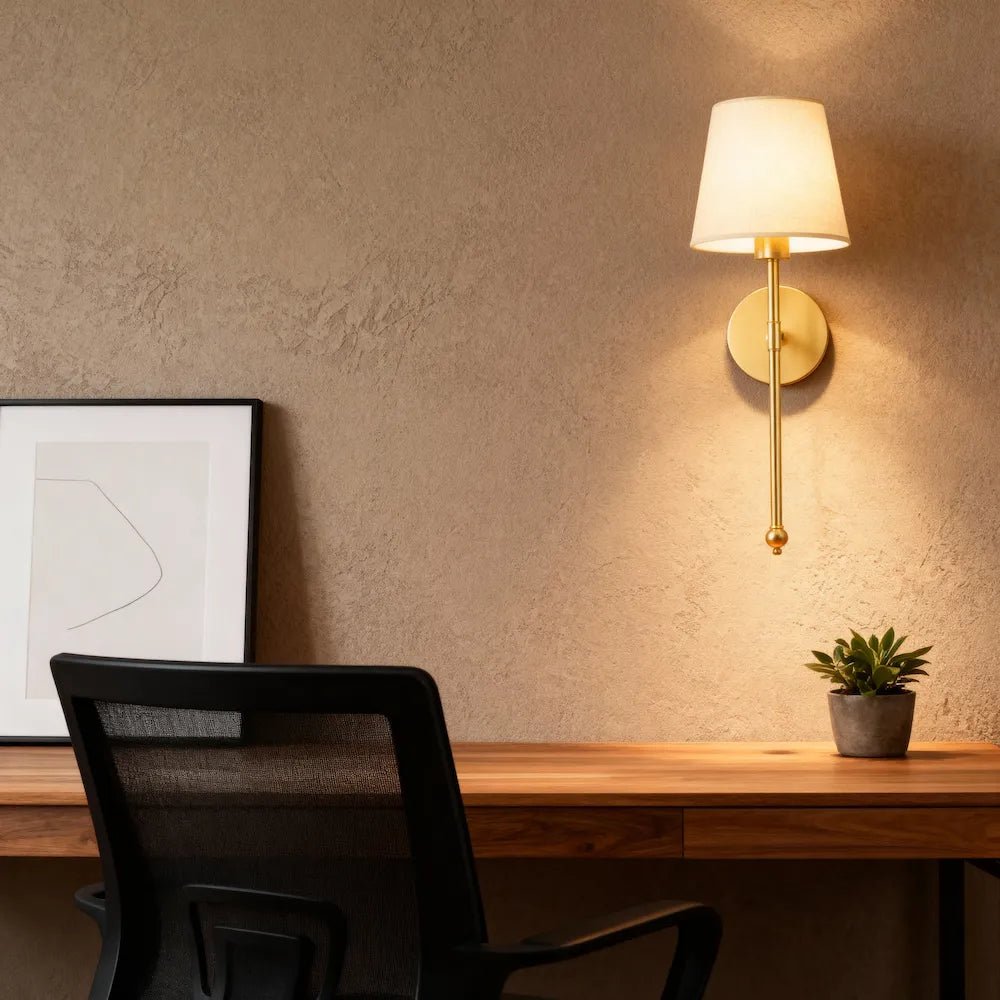 Applique murale led sans fil - Luminenza - Doré