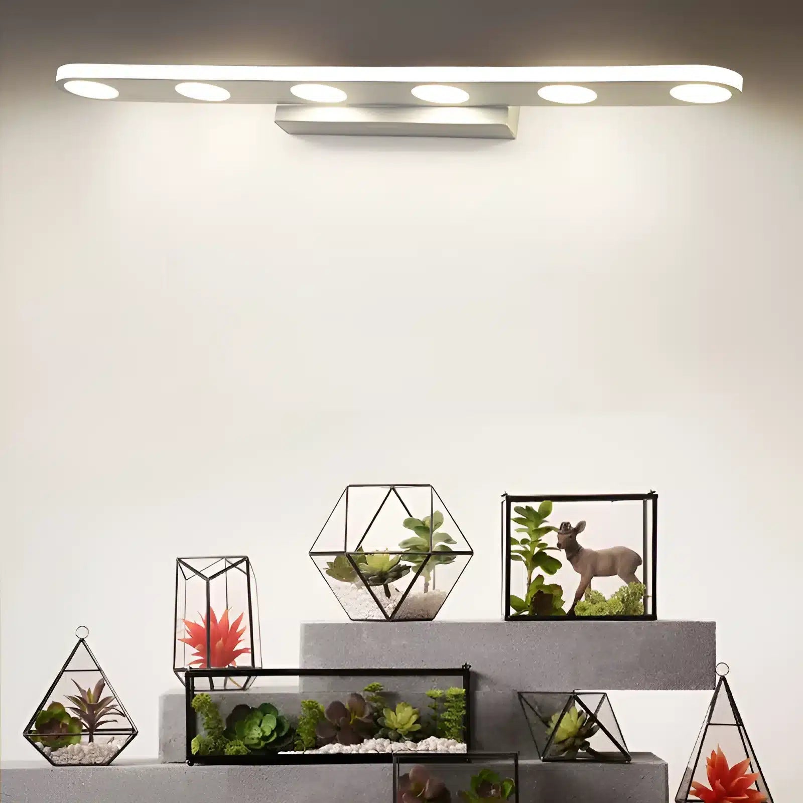 Applique Murale LED Simple Et Moderne Pour Salle De Bain - Luminenza - Blanc