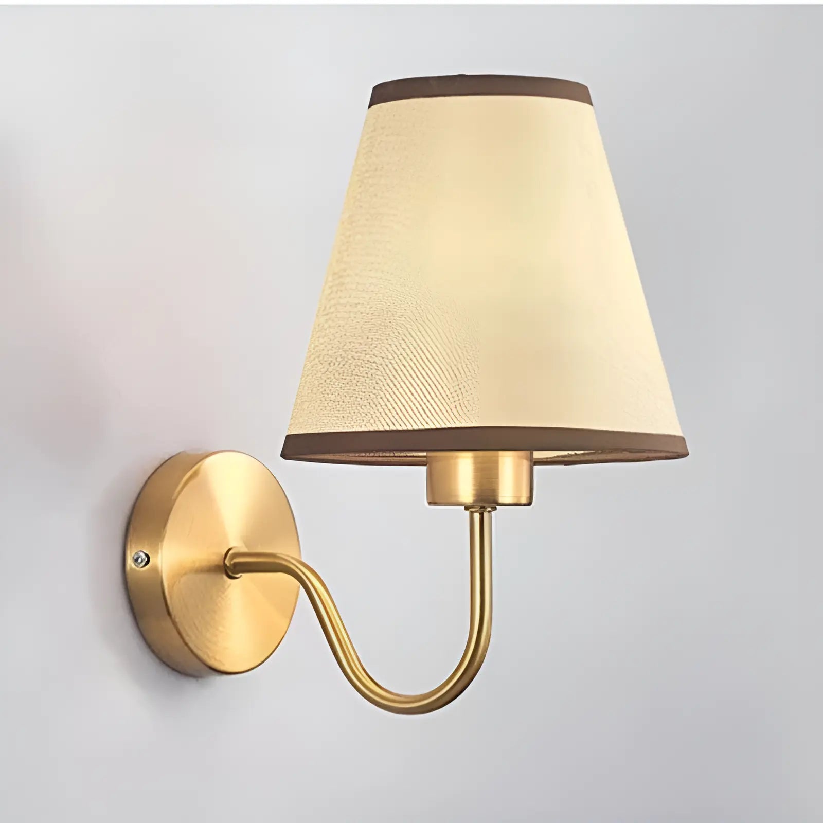 Applique murale LED tige avec abat - jour pour chambre - Luminenza - Latte