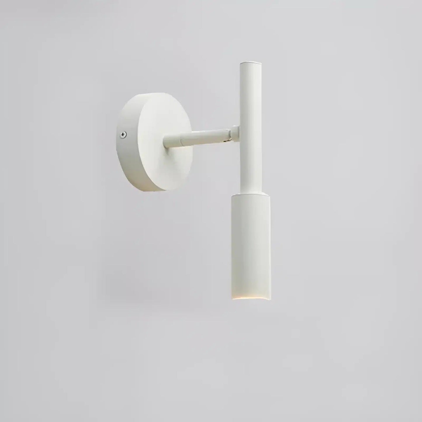 Applique murale LED verticale en forme de cylindre pour chambre - Luminenza - Blanc