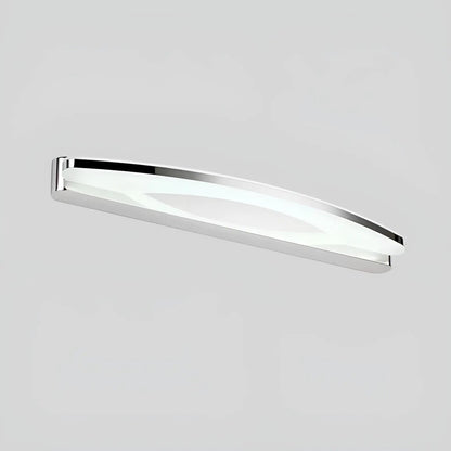 Applique murale moderne en acier inoxydable avec abat - jour en acrylique - Luminenza - Argenté