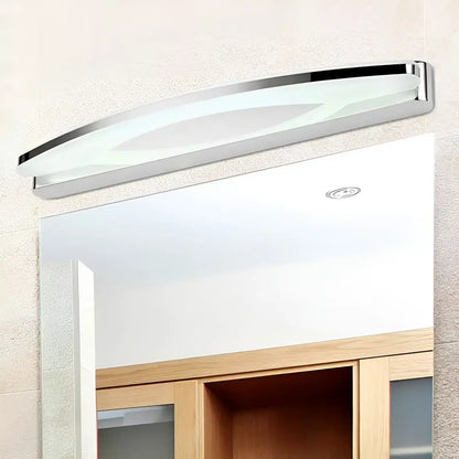 Applique murale moderne en acier inoxydable avec abat - jour en acrylique - Luminenza - Argenté