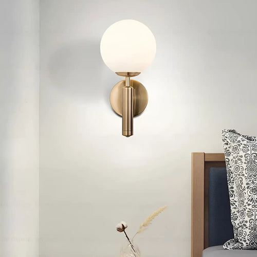 Applique Murale Sphérique pour chambre - Luminenza - Bronze