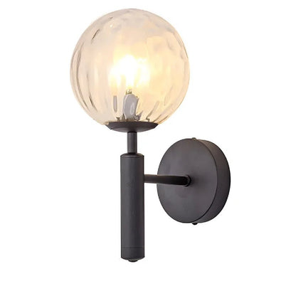 Applique Murale Sphérique pour chambre - Luminenza - Noir