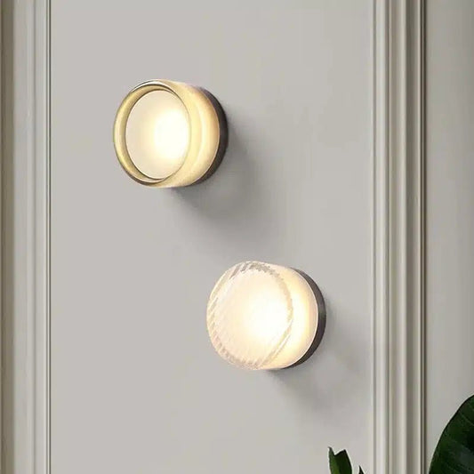 Appliques Murales à LED Ambre MSI pour Chambre, Salon et Hôtel - Luminenza - Blanc