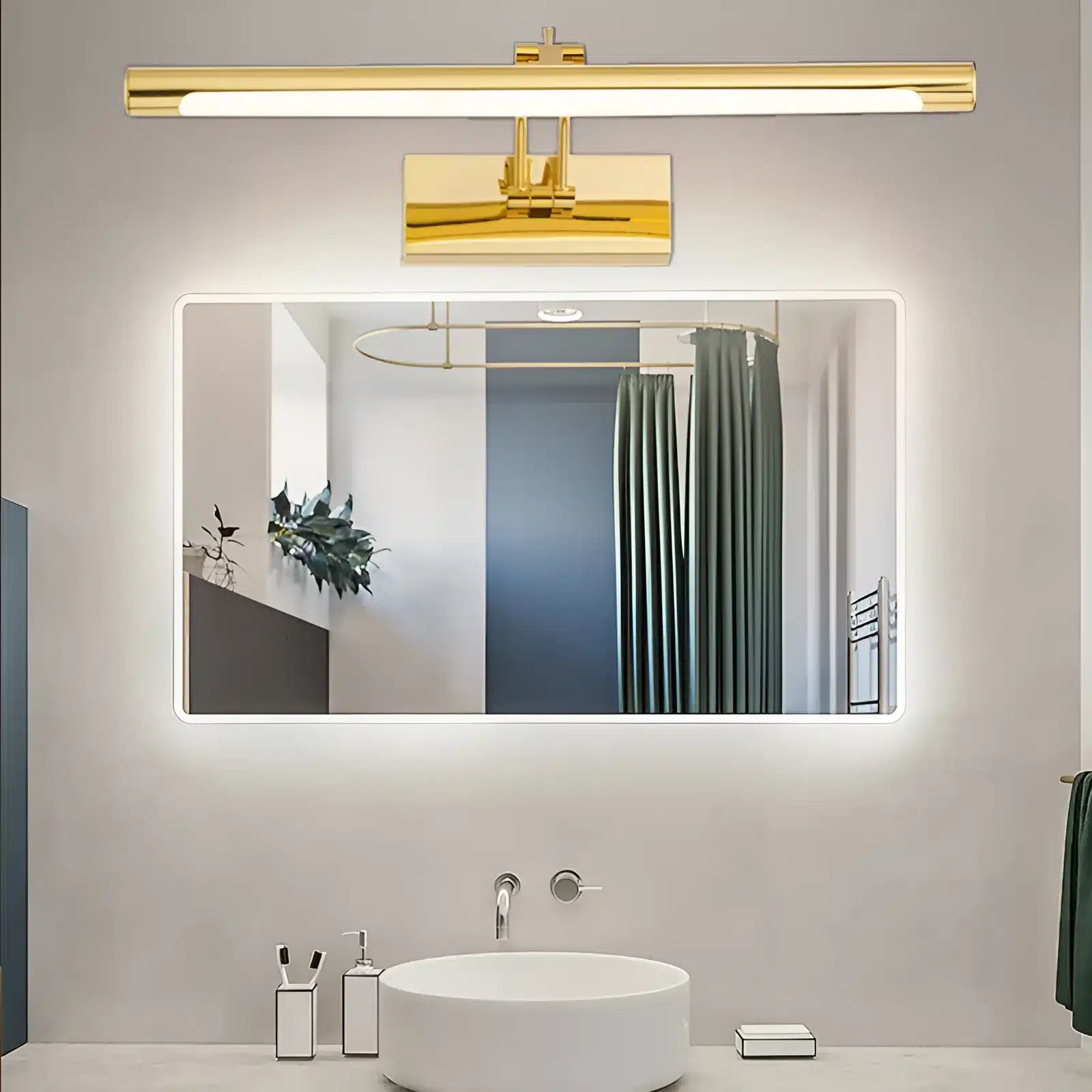 Appliques Murales Modernes pour Miroir de Salle de Bain - Luminenza - Argent