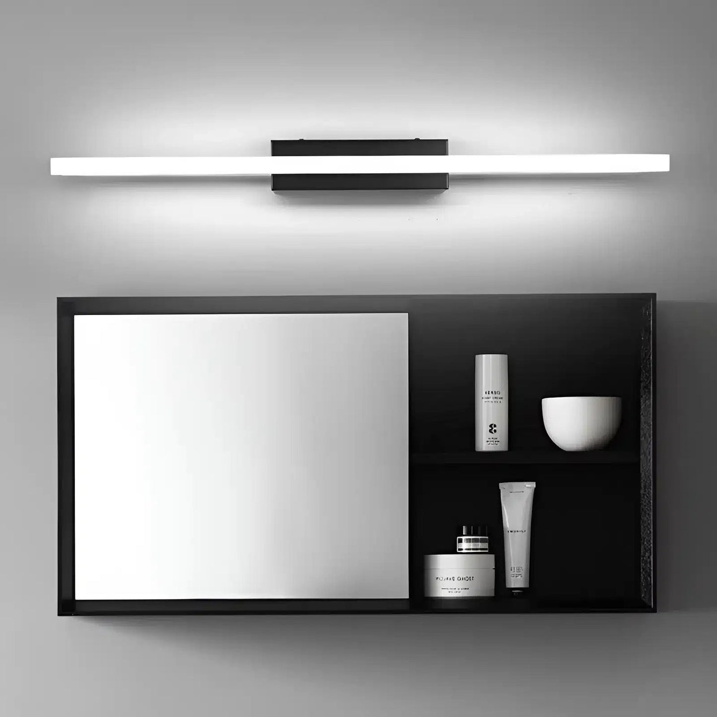 Éclairage d'intérieur LED moderne étanche pour salle de bain - Luminenza - Noir
