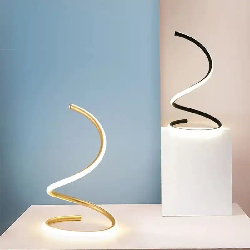 Lampe de table LED moderne à intensité variable pour Salon ou Bureau - Luminenza - Doré