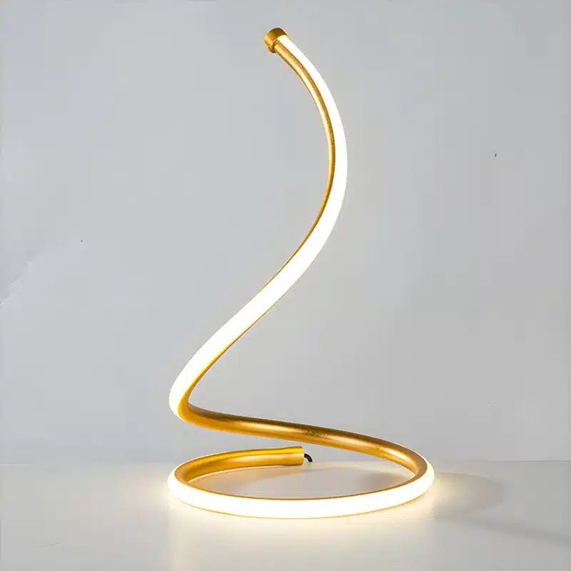 Lampe de table LED moderne à intensité variable pour Salon ou Bureau - Luminenza - Doré