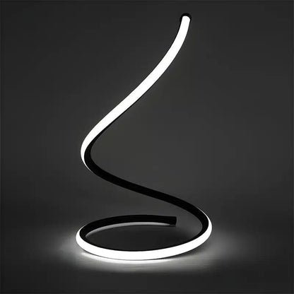 Lampe de table LED moderne à intensité variable pour Salon ou Bureau - Luminenza - Noir