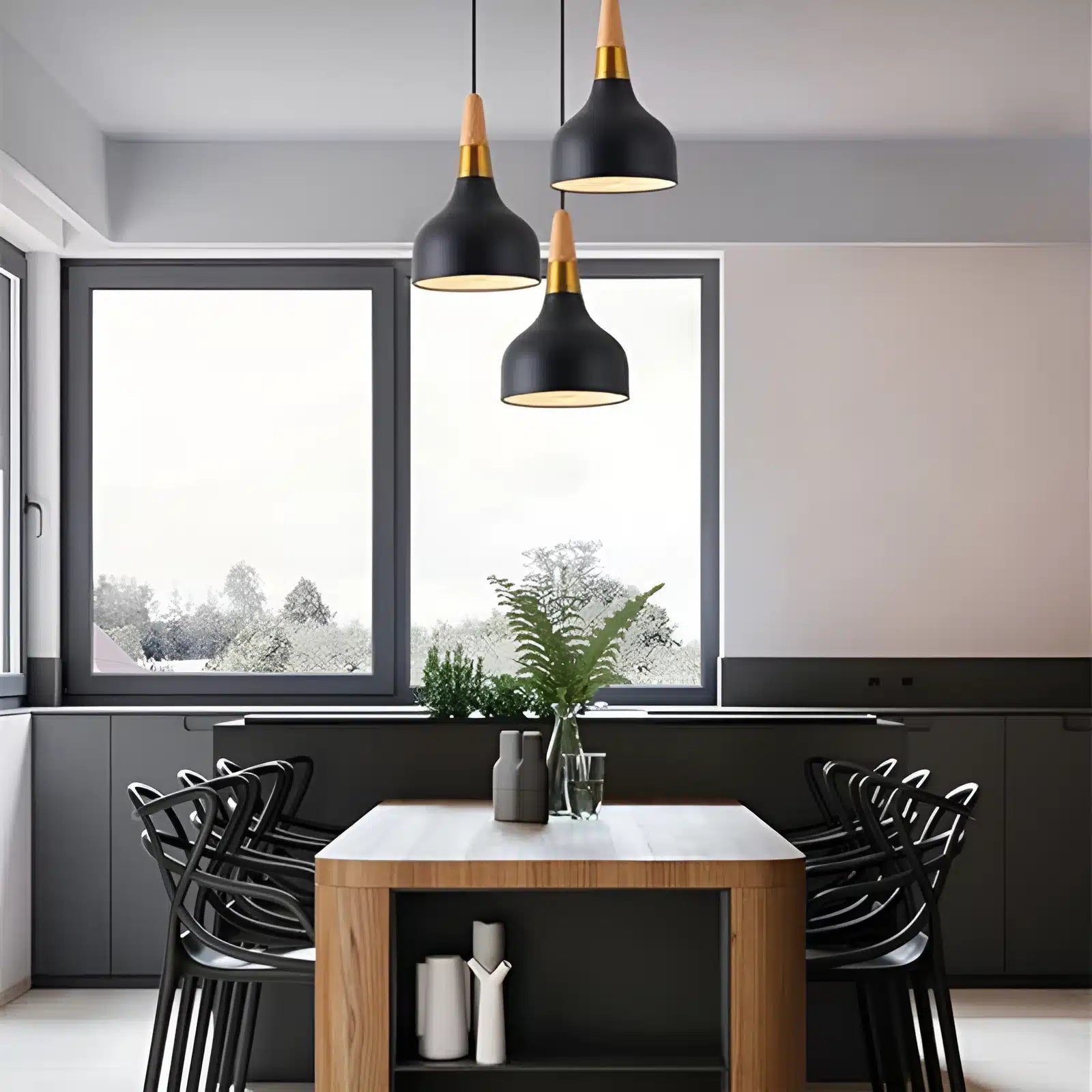 Lampe LED Suspendue au Design Nordique Moderne - Luminenza - Blanc