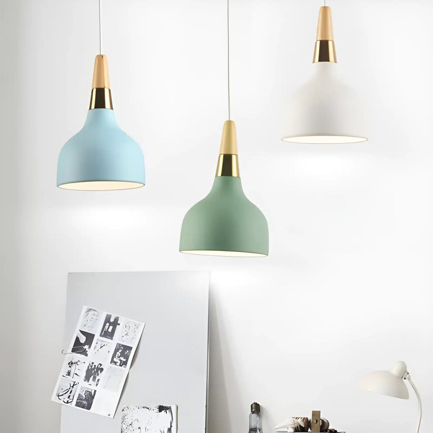 Lampe LED Suspendue au Design Nordique Moderne - Luminenza - Blanc