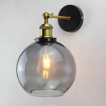 Lampe Murale Moderne - Décoration de Salle à Manger Style Bulle - Luminenza - Gris fumée