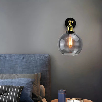 Lampe Murale Moderne - Décoration de Salle à Manger Style Bulle - Luminenza - Verre clair