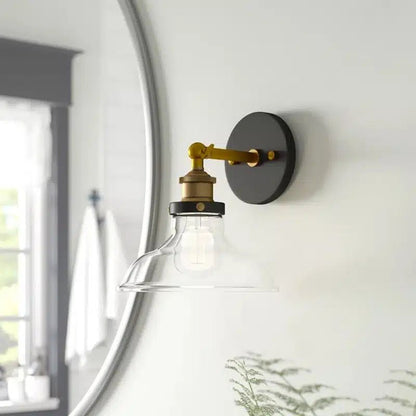 Lampe Murale Moderne - Décoration de Salle à Manger Style Cloche - Luminenza - Verre clair