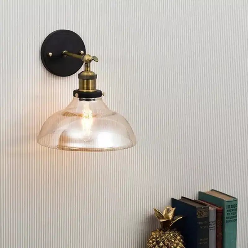 Lampe Murale Moderne - Décoration de Salle à Manger Style Cloche - Luminenza - Verre clair