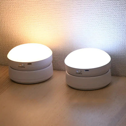 Lampe Murale Sans Fil Rechargeable avec Capteur de Mouvement USB - Luminenza - Blanc