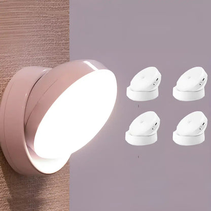 Lampe Murale Sans Fil Rechargeable avec Capteur de Mouvement USB - Luminenza - Blanc