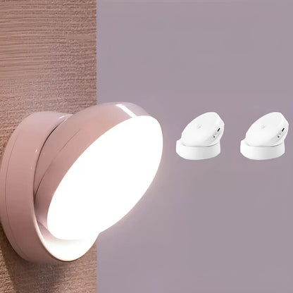 Lampe Murale Sans Fil Rechargeable avec Capteur de Mouvement USB - Luminenza - Blanc