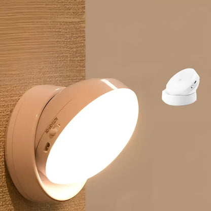 Lampe Murale Sans Fil Rechargeable avec Capteur de Mouvement USB - Luminenza - Jaune