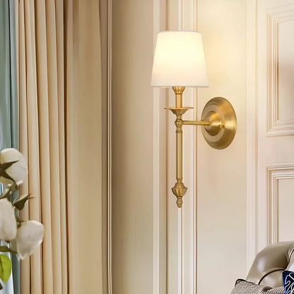 Lampe Murale Simple Style Américain - Luminenza - Doré