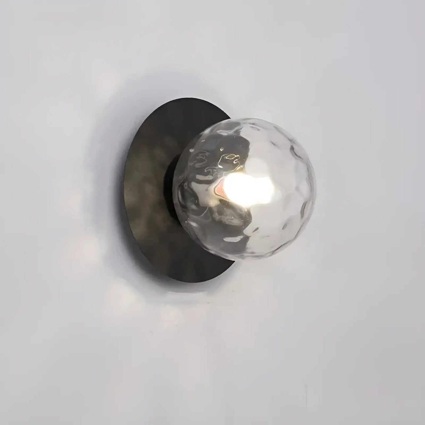 Lampe Murale Sphérique en noir et or pour chambre - Luminenza - Noir