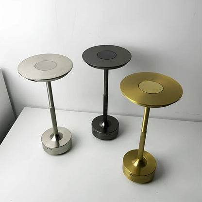 Lampe pilier métallique LED tactile pour chambre - Luminenza - Noir