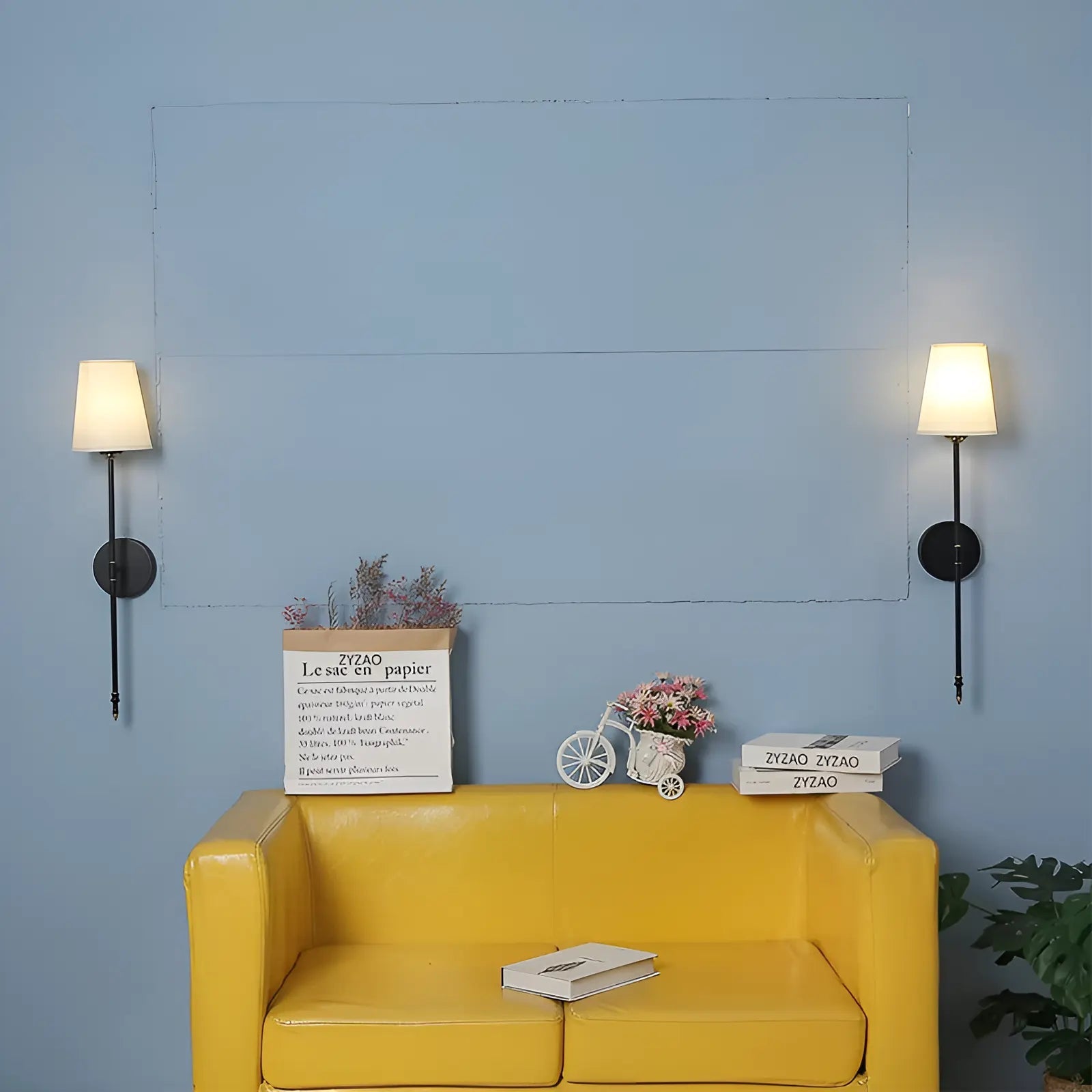 Lampes Murales Minimalistes Modernes, Style Nordique - Lot de 2 Pièces - Luminenza - Noir