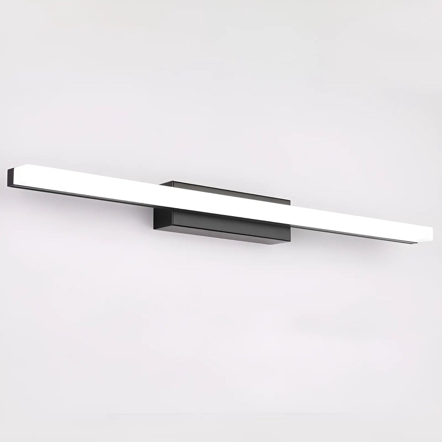 Lumière de Miroir en Acier Inoxydable Moderne pour Salle de Bain - Luminenza - Noir