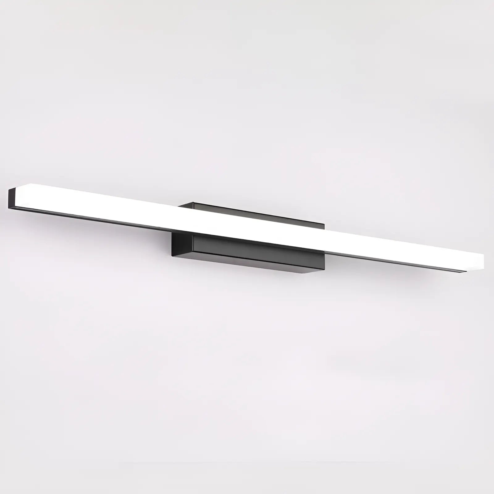 Lumière de Miroir en Acier Inoxydable Moderne pour Salle de Bain - Luminenza - Noir