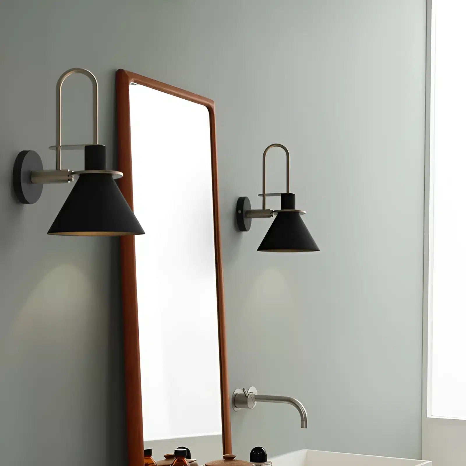 Luminaire Applique Murale en Métal - Style Industriel et Nordique pour Intérieur - Luminenza - Blanc