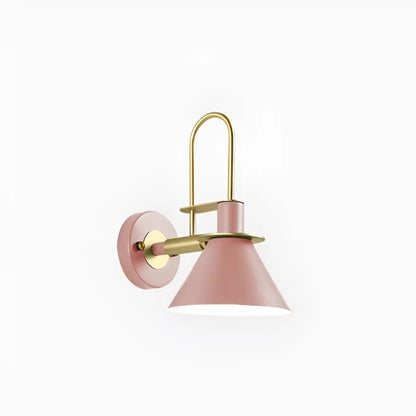 Luminaire Applique Murale en Métal - Style Industriel et Nordique pour Intérieur - Luminenza - Rose