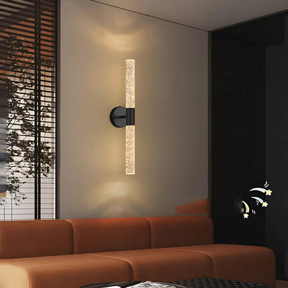 Luminaire LED en Clip - Applique Murale Moderne pour Chambre et Couloir - Luminenza - Noir